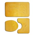 Miniatyrbild 1 av 5: 1/2 3pack/lot Halkfri Chenille Badmatta Lätt att installera PJ210611-B007 1Set