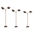 Miniatyrbild 4 av 5: 1/2/3/5 3x Iron T Bar Örhänge Halsband Smycken Display Stand Copper Leave 5Set