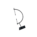Miniatyrbild 1 av 5: 1/2/3/5 Sphere Holder Display Stand Ornament Glas Ball Holder Black L 1Set