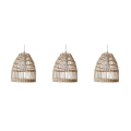Miniatyrbild 3 av 5: 1/2/3 Rotting Lampskärm Boho Scandi Hanging Handgjord för hemmet 3PCS