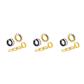 Miniatyrbild 5 av 5: 1/2/3/5 14T Single Speed ​​Svänghjul Adapter Kassett distanser gold 14T 3PCS