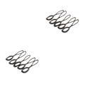 Miniatyrbild 1 av 5: 1/2/3/5 5 stycken Non- För slip Stark För Dragkedja Dragsladd Zip Grey 66mm 2Set