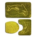 Miniatyrbild 1 av 5: 1/2 3pack/lot Halkfri Chenille Badmatta Lätt att installera PJ210922-A021 1Set