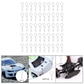 Miniatyrbild 5 av 5: 1/2/3/5 RC Body Shell Clips R Shape för 1/10 RC racingbil silver length 24mm 1Set