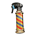 Miniatyrbild 2 av 5: 1/2 Multifunktionell Barber Spray Flaska Retro Stripes för Salong Golden 200ml 1Set