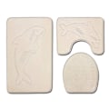 Miniatyrbild 2 av 5: 1/2 3pack/lot Halkfri Chenille Badmatta Lätt att installera PJ210611-B001 1Set