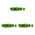 Miniatyrbild 2 av 5: 1/2/3 25 st Landskap Landskap Tåg Modell Willow Trees Skala 3PCS