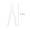 Miniatyrbild 4 av 5: 1/2/3 1:12 Jumpsuit Kläder för kvinnor för HT Action Figure Kläder White 13.6cm 1Set