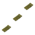 Miniatyrbild 4 av 5: 1/2/3/5 Miniature Cluster För Grass Grass Tufts Scenery Model Withered Yellow 3Set