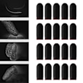 Miniatyrbild 5 av 5: 1/2/3/5 20 delar Gaming Finger Sleeves Anti Sweat Andas Red 45 x 25mm 1Set