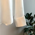 Miniatyrbild 4 av 5: Kvinnor Button-up skjorta Arbetar Lapel Blus Kläder Kläder White M