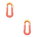 Miniatyrbild 1 av 5: 1/2/3 För Flytande Vattensoffa Bekväm Pool Float Bed för Red 2PCS