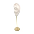 Miniatyrbild 5 av 5: 1/2/3 Örhänge Display Stand Human Ear Model Stud Holder Showcase Left Ear White Height: 18cm 1Set