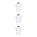 Miniatyrbild 3 av 5: 1/2/3 andningsbart tygspänneficka Slitstark färgfast - White 4XL 3PCS