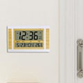 Miniatyrbild 5 av 5: 1/2 Digital Väckarklocka Nattställ Timer 12/24H Timing Vägg light wood grain 1 Pc