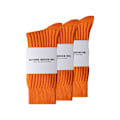 Miniatyrbild 1 av 5: 3 par kvinnor strumpor höst vinter andas tyg mjuk textur orange