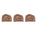 Miniatyrbild 3 av 5: 1/2/3/5 Cap Bomullshuvud För Cover Håravfall Mjuk Coffee 56-58cm 3Set