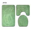 Miniatyrbild 4 av 5: 1/2 3pack/lot Halkfri Chenille Badmatta Lätt att installera PJ210611-B003 1Set