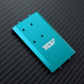 Miniatyrbild 2 av 5: Aluminiumlegering Skid Plate Växellåda Montering För 1/10 Gen7 RC Bil Blue