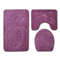 Miniatyrbild 2 av 5: 1/2 3pack/lot Halkfri Chenille Badmatta Lätt att installera PJ210906-A001 1Set