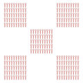 Miniatyrbild 3 av 5: 1/2/3/5 RC Body Shell Clips R Shape för 1/10 RC racingbil red length 24mm 5Set