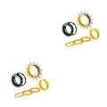 Miniatyrbild 3 av 5: 1/2/3/5 14T Single Speed ​​Svänghjul Adapter Kassett distanser gold 14T 2PCS
