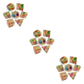 Miniatyrbild 5 av 5: 1/2/3/5 7x polyedriska tärningar Set Transparent Flower Graved Game 3Set