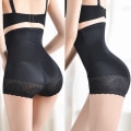 Miniatyrbild 2 av 5: 1/2/3/5 Bekväma och andningsbara kvinnor Shapewear för magen black 3XL 1Set