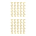Miniatyrbild 3 av 5: 1/2/3/5 RC Body Shell Clips R Shape för 1/10 RC racingbil gold length 24mm 2Set