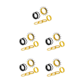 Miniatyrbild 1 av 5: 1/2/3/5 14T Single Speed ​​Svänghjul Adapter Kassett distanser gold 14T 5PCS