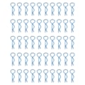 Miniatyrbild 5 av 5: 1/2/3/5 RC Body Shell Clips R Shape för 1/10 RC racingbil blue length 24mm 1Set