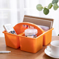 Miniatyrbild 4 av 5: Skrivbordsfack För Caddy Hållare Stapelbart case för hantverk Orange