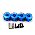 Miniatyrbild 1 av 5: RCGOFOLLOW 2st Mässing Stark Hjul Hexmontering För 1/18 Adapter Dark Blue