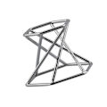 Miniatyrbild 2 av 3: 1/2/3/5 glasobjektiv med kulstativ för mineralprov Hexagon Silver 1Set