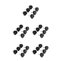 Miniatyrbild 2 av 5: 1/2/3/5 3 par Snygga högklackade tips Taps Skoreparation Black 10x11mm 5Set