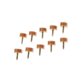 Miniatyrbild 4 av 5: 1/2/3/5 Högklackade spetsar Kranar Skoreparationsbyte Apricot Fine 12mm 12mm Thin Pin 1Set