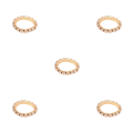 Miniatyrbild 2 av 5: 1/2/3/5 Stretch Crystal Ring Utsökt inläggning för Elegant golden 1 row 5PCS