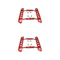 Miniatyrbild 3 av 5: 1/2/3/5 legering sidokollision Step Board pedaler för 1/10 axial Red 2Set