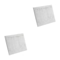 Miniatyrbild 4 av 5: 1/2 17 Hook Halsband Smycken Display Stand Pad Fack för Shower Grey 30x37cm 2Set