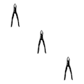 Miniatyrbild 5 av 5: 1/2/3 1:12 Jumpsuit Kläder för kvinnor för HT Action Figure Kläder Black 13.6cm 3Set