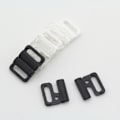 Miniatyrbild 3 av 5: 1/2/3/5 Plast BH Strap Juster Spänne Vackert utförande Transparent 20mm 1Set