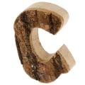 Miniatyrbild 2 av 5: 1/2/3/5 Handgjorda träbokstäver Dörrnummer Alfabetbokstav letter C 1Set