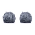 Miniatyrbild 4 av 5: 1/2 2M Hackle Feather Fringe Trim Ribbon Diy Hat Kläder 2PCS