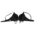 Miniatyrbild 5 av 5: 1/2/3 Belly Dance Beaded BH Paljetter Topp sexig dansande sångare Black 36 Size 1 Pc