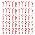 Miniatyrbild 5 av 5: 1/2/3/5 RC Body Shell Clips R Shape för 1/10 RC racingbil red length 24mm 1Set