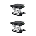 Miniatyrbild 1 av 5: 1/2/3 justerbar lyftplattform 360 roterbar utrustning 2PCS