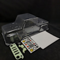 Miniatyrbild 4 av 5: RC Crawler Clear Body DIY 313mm Axelavstånd omålad för 1/10 RC