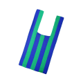 Miniatyrbild 1 av 5: 1/2 randmönster dam axelväska Handväska kvinnor Green Blue strip 1Set