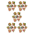 Miniatyrbild 1 av 5: 1/2/3/5 7x polyedriska tärningar Set Transparent Flower Graved Game 5Set