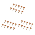 Miniatyrbild 1 av 5: 1/2/3/5 Högklackade spetsar Kranar Skoreparationsbyte Apricot Fine 10mm 10mm Thin Pin 3Set